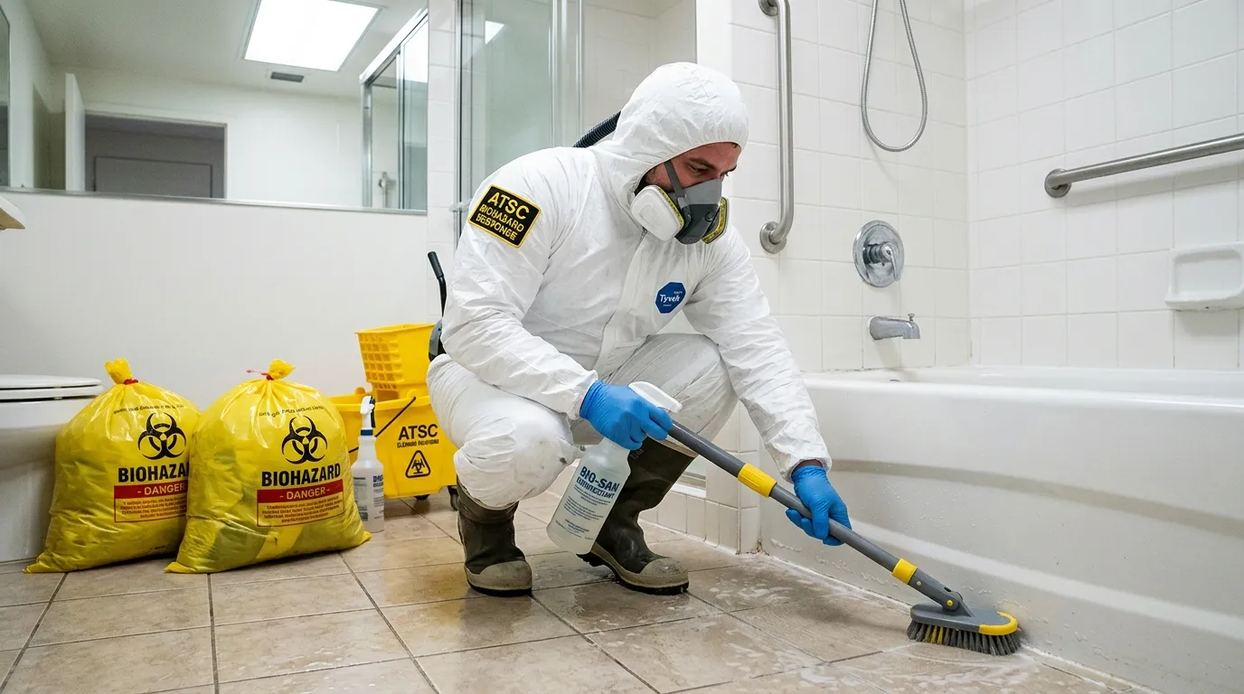 Decontamination equipment deployed for Blood Cleanup in Willowick